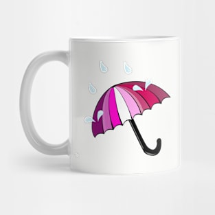 Pridin' in the Rain Mug